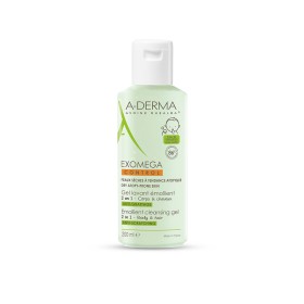 A-DERMA Exomega Control Cleansing Gel Αφρόλουτρο Καθαρισμού για Σώμα/Μαλλιά για το Ατοπικό Δέρμα 200ml
