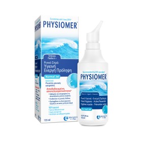 PHYSIOMER Jet Normal Ισότονο Ρινικό Αποσυμφορητικό για Παιδιά άνω των 6 Ετών 135ml
