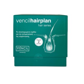 VENCIL Hairplan Set Σαμπουάν κατά της τριχόπτωσης - 200ml & Τονωτική λοσιόν κατά της τριχόπτωσης - 100ml & Hairnail Συμπλήρωμα διατροφής για την υγεία μαλλιών, νυχιών & δέρματος - 2x30caps