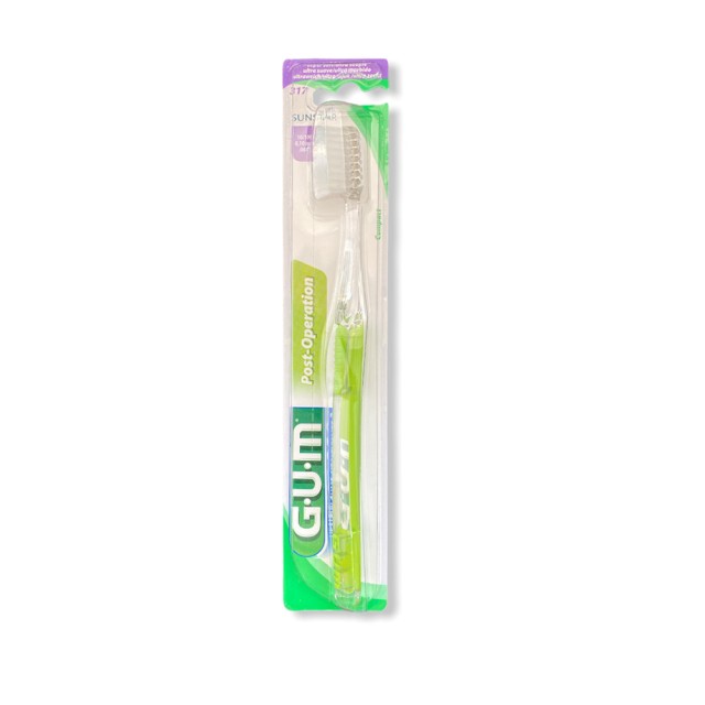 GUM 317 Post-Operation Toothbrush μαλακή οδοντόβουρτσα με τρίχες 0,10 mm