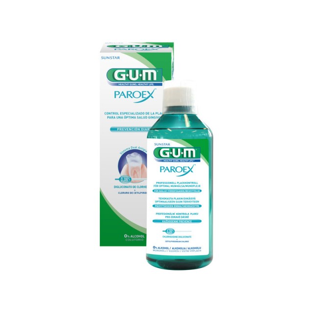 GUM 1702 Paroex 0.06% CHX Στοματικό Διάλυμα 500ml