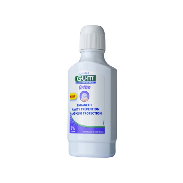 GUM 3090 Ortho Mouthrinse Ορθοδοντικό Στοματικό Διάλυμα 300ml