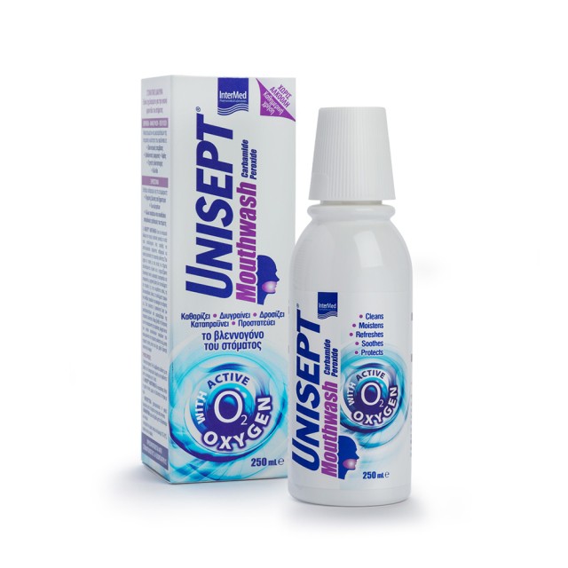 INTERMED Unisept Mouthwash Στοματικό Διάλυμα 250ml