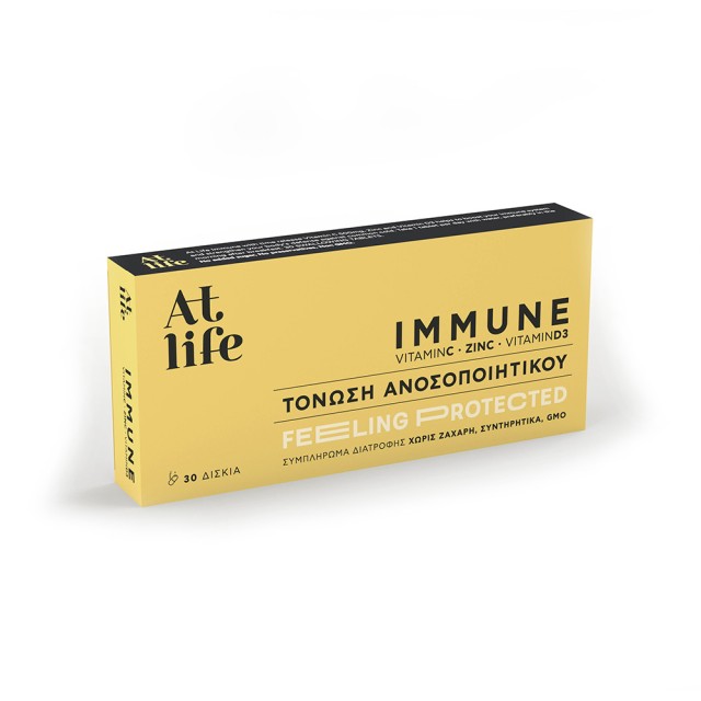 ATLIFE Immune Vitamin C + Zinc + Vitamin D3 | Feeling Protected 30 tablets