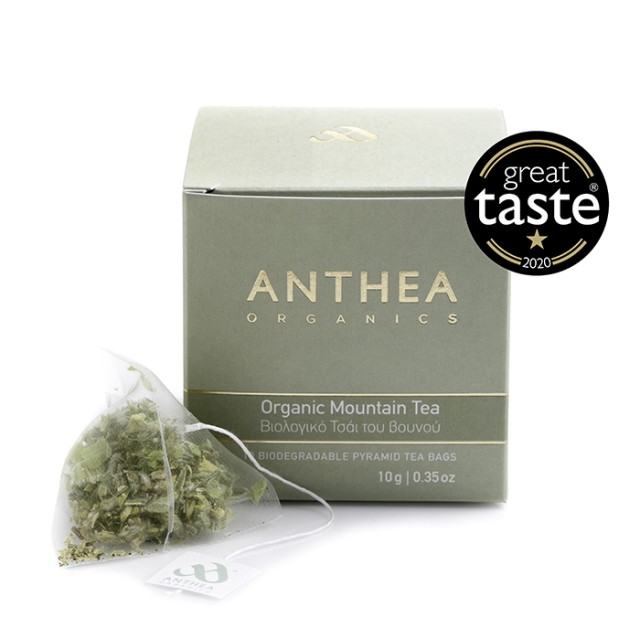 ANTHEA Organic Greek Mountain tea 10pcs (Plastic Free Tea Bags)