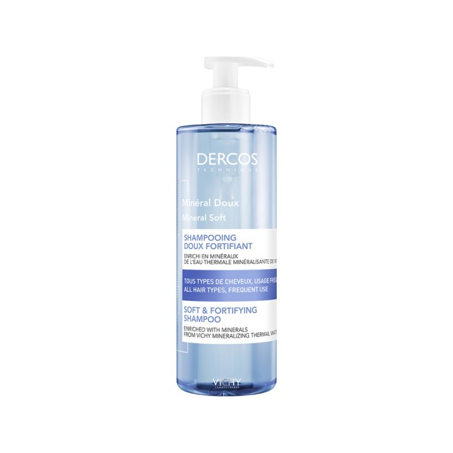 VICHY Dercos Απαλό & Τονωτικό Σαμπουάν Καθημερινής Χρήσης 400ml
