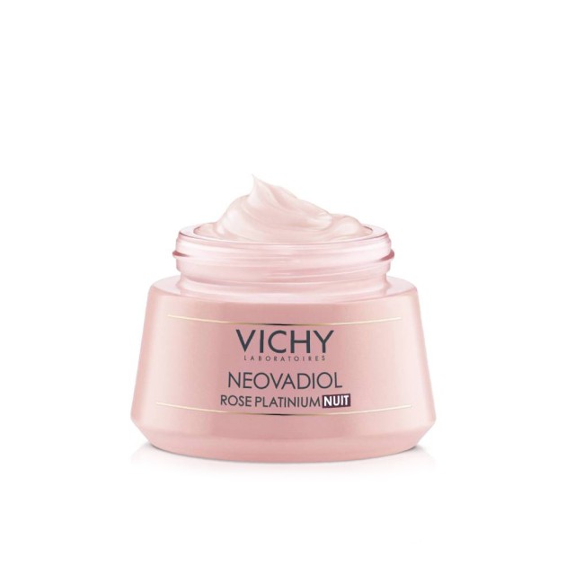 VICHY Neovadiol Rose Platinium Night Κρέμα Νύχτας για Αναζωογόνηση & Τόνωση 50ml