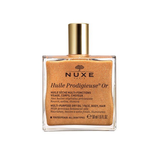 NUXE Huile Prodigieuse Or- Iridescent Dry oil Ξηρό Λάδι Ενυδάτωσης με Χρυσαφένια Λάμψη για Πρόσωπο, Σώμα & Μαλλιά 50 ml