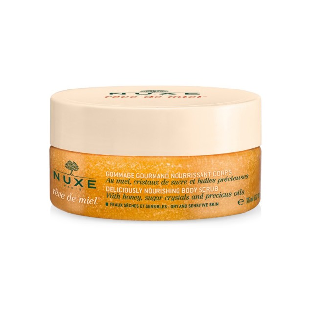 NUXE Reve de Miel Deliciously Θρεπτικό Scrub Σώματος για Ξηρές - Ευαίσθητες Επιδερμίδες 175ml