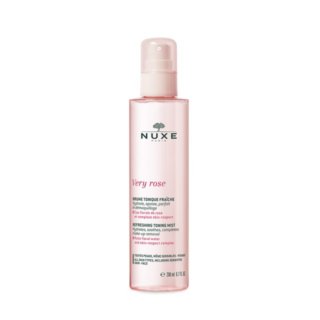 NUXE Very Rose Refreshing Toning Mist Τονωτική Λοσιόν Προσώπου Σε Μορφή Spray 200ml