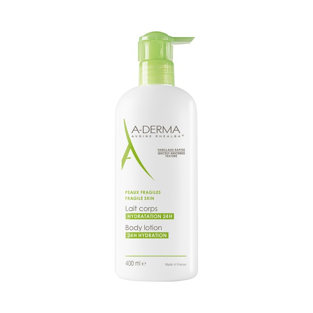 A-DERMA Les Indispensables Slim Body Emulsion Λεπτόρευστο Γαλάκτωμα Σώματος Με Άρωμα 400ml