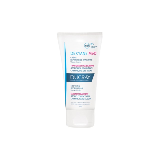 DUCRAY Dexyane MeD Cream with Repairing and Soothing Action - Face and Body Επανορθωτική Κρέμα Κατά των Εκζεμάτων 30ml