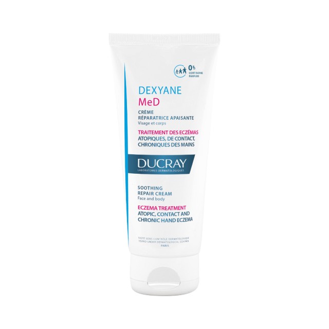 DUCRAY Dexyane MeD Cream with Repairing and Soothing Action - Face and Body Επανορθωτική Κρέμα Κατά των Εκζεμάτων 100ml