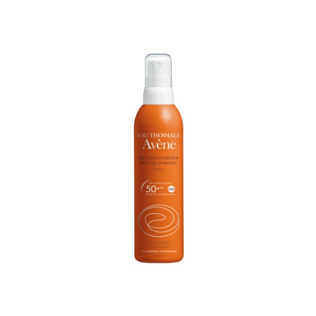 AVENE Spray SPF50 Open & Stop Αδιάβροχη Αντηλιακή Λοσιόν για το Σώμα 200ml