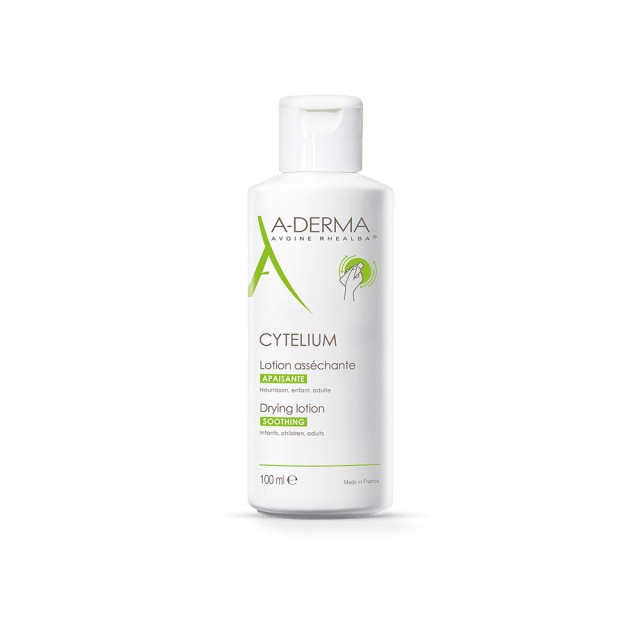 A-DERMA Cytelium Drying Καταπραϋντική Λοσιόν για την ερυθρότητα του Ερεθισμένου Δέρματος 100ml