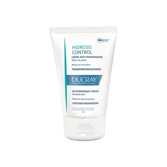 DUCRAY Hidrosis Control Deodorant Κρέμα Κατά της Εφίδρωσης για Χέρια & Πόδια 50ml
