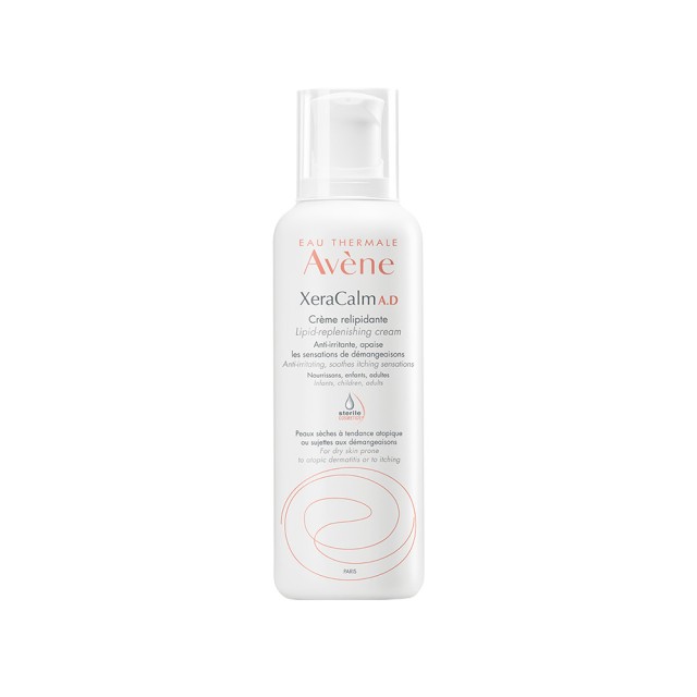 AVENE XeraCalm A.D Κρέμα για Αναπλήρωση των Λιπιδίων - Ξηρό Δέρμα με Τάση Κνησμού & Ατοπίας 400ml