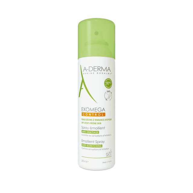 A-DERMA Exomega Control Emollient Spray Κατά του Κνησμο? 200ml