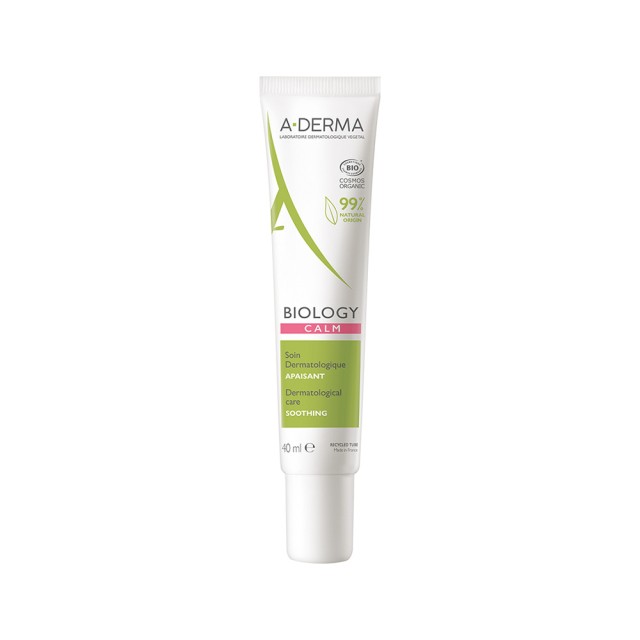 A-DERMA Biology Calm Soothing Care Καταπραϋντική Φροντίδα για το Αντιδραστικό Δέρμα 40ml