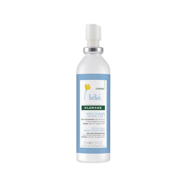 KLORANE Eryteal Σπρέι 3 σε 1 για την Αλλαγή της Πάνας 75Ml