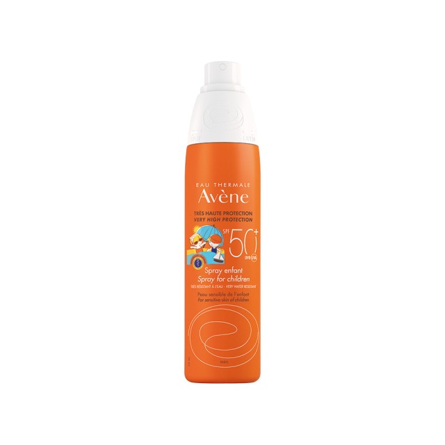 AVENE Sunscreen Kids Spray SPF 50+ Παιδικό Αντηλιακό για Πρόσωπο & Σώμα 200ml