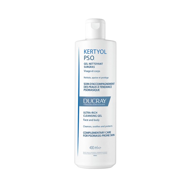 DUCRAY Kertyol PSO Cleansing Gel Καθαρισμού Για Την Ψωρίαση 400ml