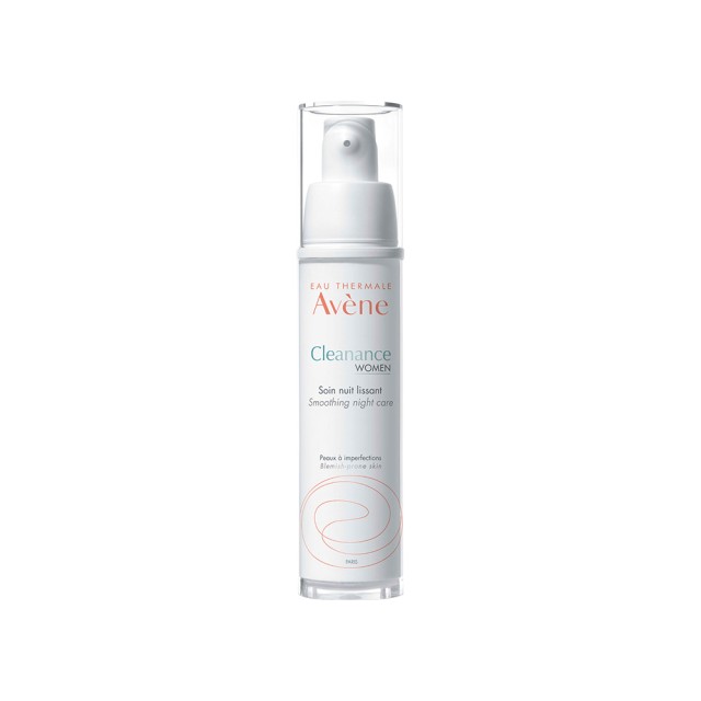 AVENE Cleanance Women Night Smoothing Cream Κρέμα Λείανσης Νύχτας για το Δέρμα με Τάση Ακμής του Ενήλικα 30ml