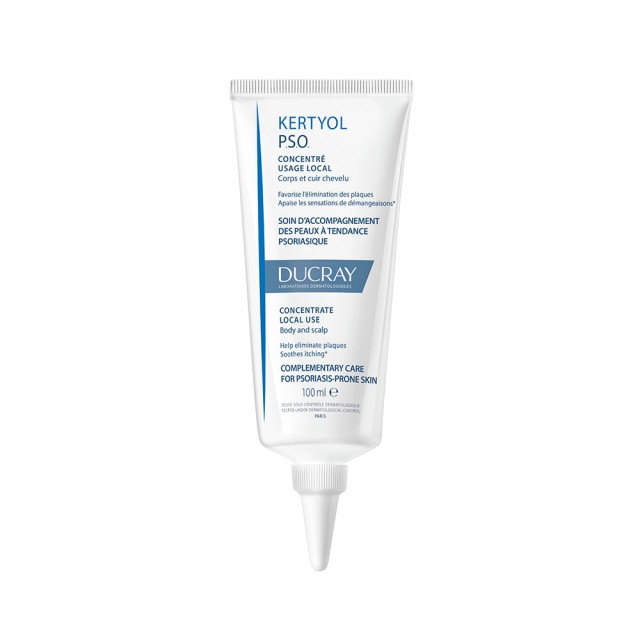 DUCRAY Kertyol P.S.O. Creme Συμπυκνωμένη Κρέμα Κατάλληλη για το Σώμα και το Τριχωτό της Κεφαλής για Δέρμα με Τάση Ψωρίασης 100ml