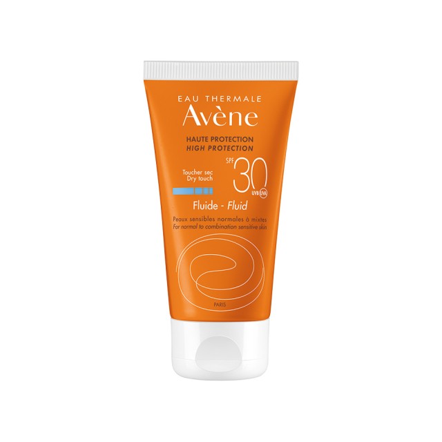 AVENE Fluide SPF 30 Λεπτόρρευστη Αντηλιακή Προσώπου για Κανονικό / Μικτό Δέρμα 50ml