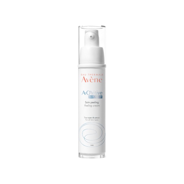 AVENE A-Oxitive Night Cream for Shine and Sanding Κρέμα Νύχτας με Δράση Peeling 30ml