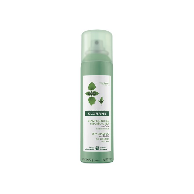 KLORANE Dry Shampoo για λιπαρά μαλλιά με τσουκνίδα 150ml