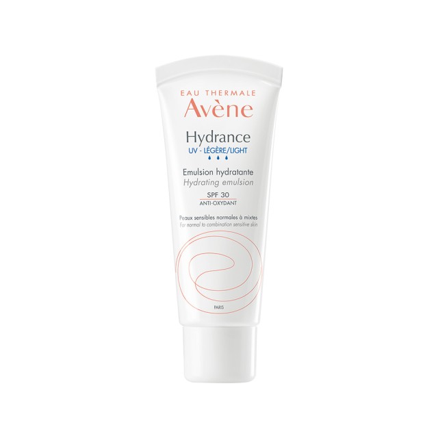 AVENE Hydrance UV Legere Moisturizing Cream SPF30 Ενυδατική Κρέμα Ελαφριάς Υφής για Ευαίσθητο Κανονικό/ Μικτό Δέρμα 40ml