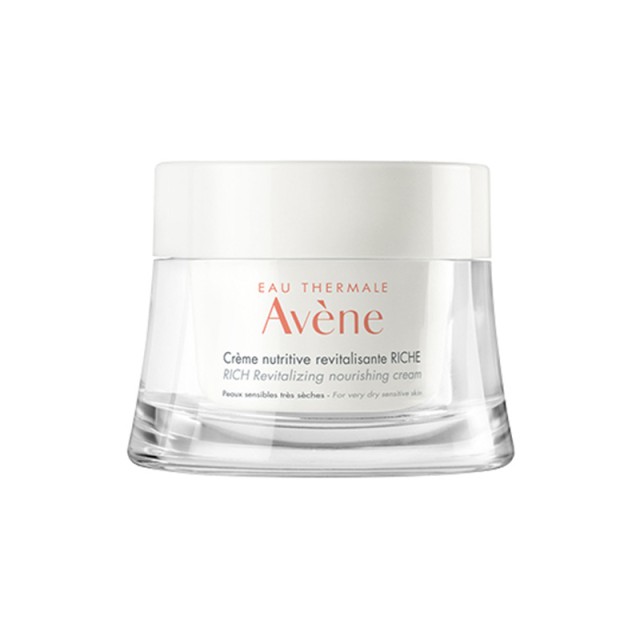 AVENE Rich Revitalizing Nourishing Cream Πλούσια Κρέμα Θρέψης και Αναζωογόνησης Για Το Πολύ Ξηρό Δέρμα 50ml