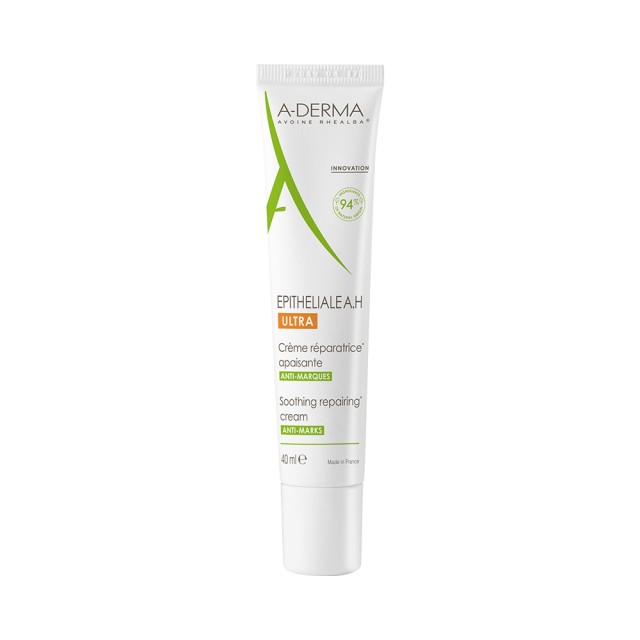 A-DERMA Epitheliale AH ULTRA Soothing Repair Cream Καταπραϋντική Eπανορθωτική Κρέμα κατά των Σημαδιών 40ml