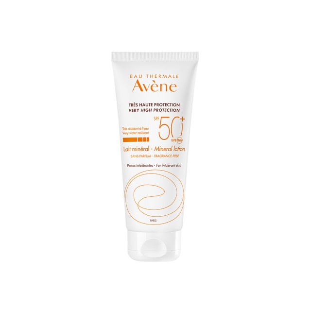 AVENE Mineral Sunscreen Emulsion SPF 50+ - Αντηλιακό Γαλάκτωμα Χωρίς Άρωμα 100ml