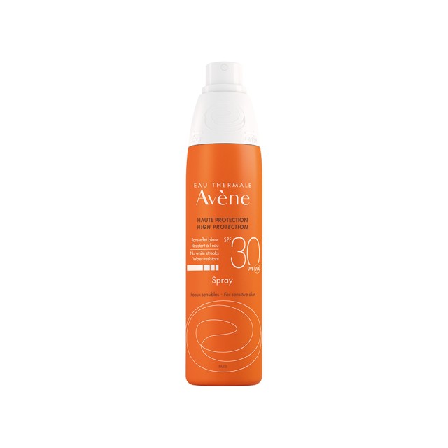 AVENE Sunscreen Αντηλιακό Σπρέι SPF 30 - Υψηλή Προστασία για Πρόσωπο & Σώμα 200ml