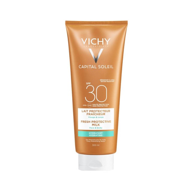 VICHY Capital Soleil Family Milk Spf30 Αντηλιακό Γαλάκτωμα Προσώπου & Σώματος 300ml