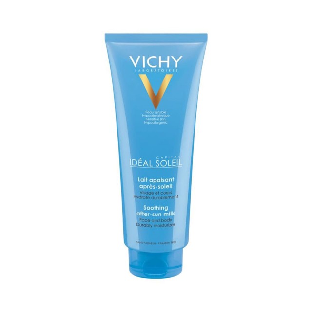 VICHY Ideal Soleil After Sun Lait Ενυδατικό Γαλάκτωμα για Μετά τον Ήλιο για Πρόσωπο & Σώμα 300ml