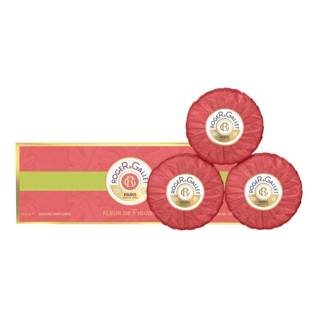 ROGER & GALLET Fleur de Figuier Relaxing Perfumed Soaps 3x100gr