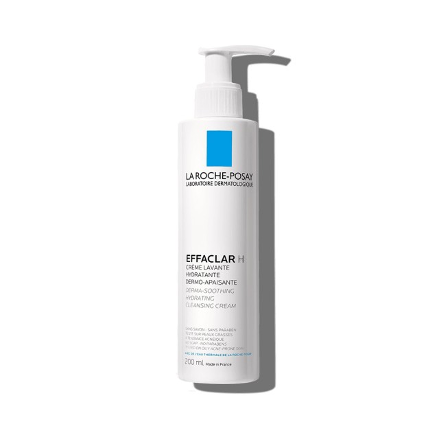 LA ROCHE POSAY Effaclar H Hydrating Cleansing Cream Κρέμα Καθαρισμού κατά της Ακμής για Λιπαρές Επιδερμίδες 200ml