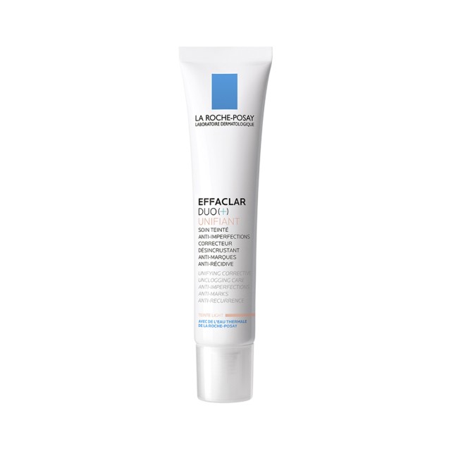 LA ROCHE POSAY Effaclar Duo + Unifying Light Shade Επανορθωτική Κρέμα για την Ακνεϊκή Επιδερμίδα με Χρώμα 40ml