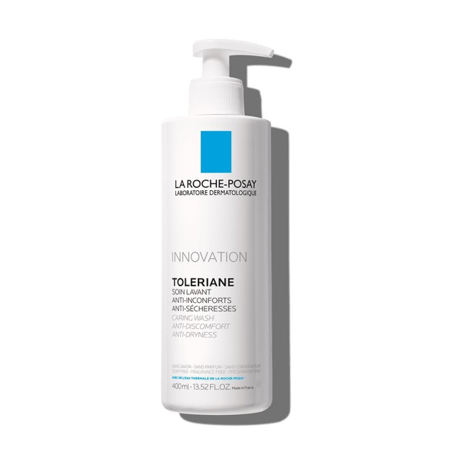 LA ROCHE POSAY Innovation Toleriane Caring Wash Anti-Dicomfort Anti-Dryness Καθαριστικό Προσώπου Για Την Ευαίσθητη Επιδερμίδα 400ml