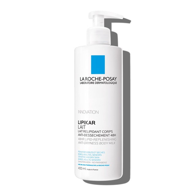 LA ROCHE POSAY Lipikar Lait 48h Lipid Replenishing Γαλάκτωμα Σώματος Αναπλήρωσης Λιπιδίων 400ml