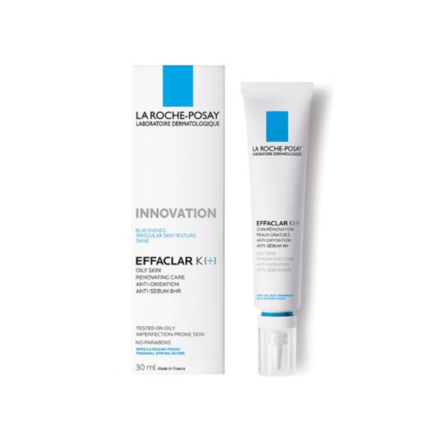 LA ROCHE POSAY Effaclar K + Renovating Care Anti-Oxidant Anti-Sebum Ενυδατική Κρέμα Προσώπου για την Ακνεϊκή Επιδερμίδα 40ml