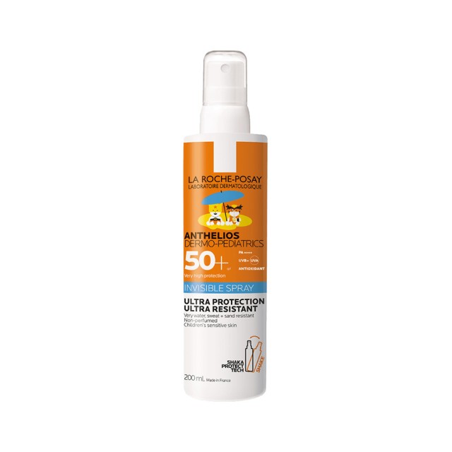 LA ROCHE POSAY Anthelios Dermo Pediatrics Shaka Insivible SPF50+ Παιδικό Αντηλιακό Spray Χωρίς Άρωμα 200ml