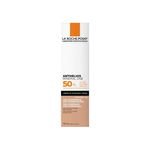 LA ROCHE POSAY Anthelios Mineral Αντιηλιακή με Χρώμα για Ματ Αποτέλεσμα One Shade 3 SPF50+ T30ml