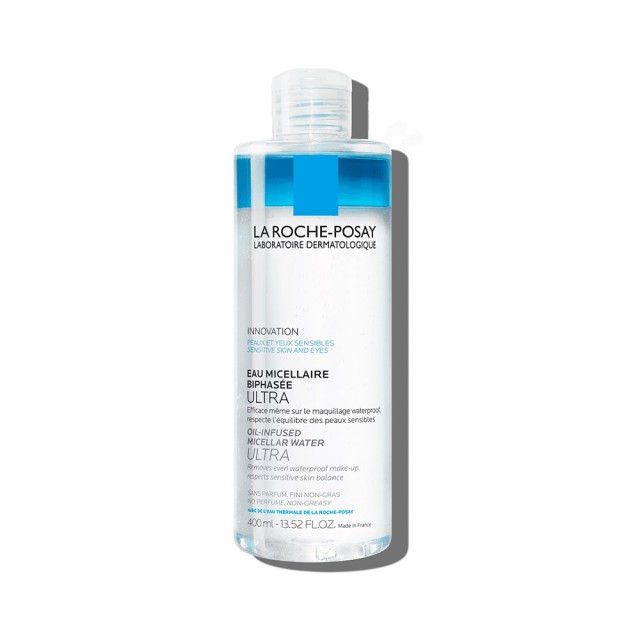 LA ROCHE POSAY Oil Infused Micellar Water Ultra Διφασικό Νερό Καθαρισμού Προσώπου 400ml
