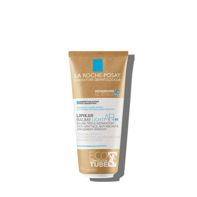 LA ROCHE POSAY Lipikar Baume AP+M LIGHT Ενυδατικό Βάλσαμο για Ατοπικό Ξηρό Δέρμα 200ml