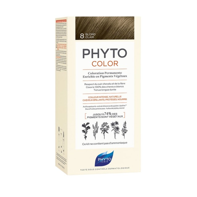 PHYTO Phytocolor 8.0 Ξανθό Ανοιχτό
