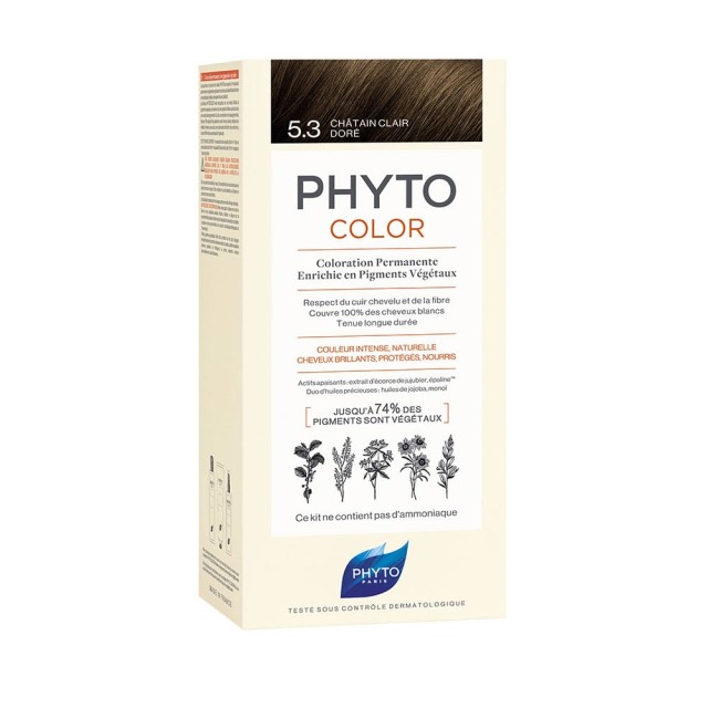 PHYTO Phytocolor 5.3 Καστανό Ανοιχτό Χρυσό